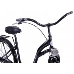Mestský bicykel 28" Kozbike K14 1 prevodový Čierny
